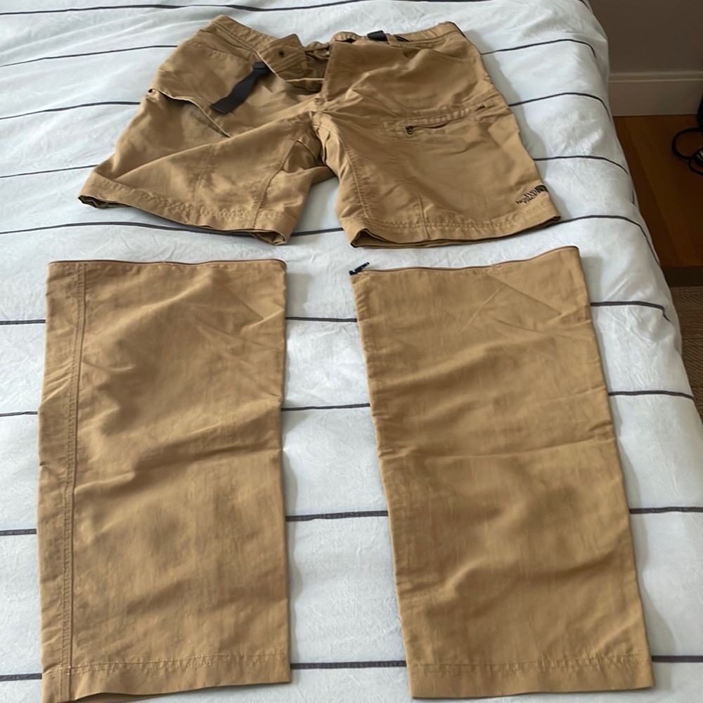 NorthFace convertible hiking pants/shorts